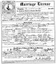 James L. Palmer and Rosa Newberry Marriage Certificate